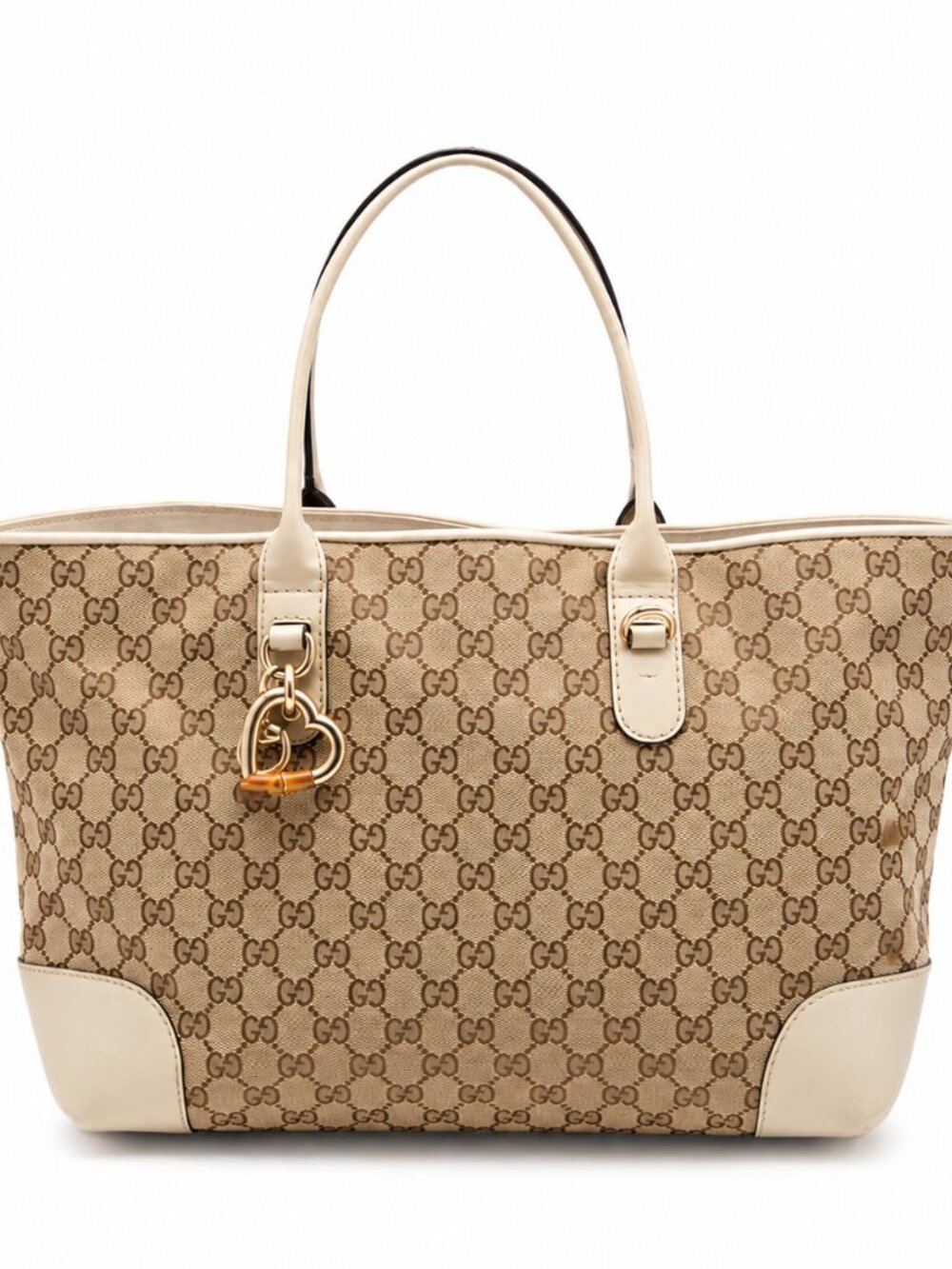 Authentic Gucci Heart Bit Tote Bag
